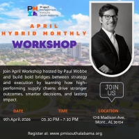 April Monthly Workshop  Virtual Ticket 