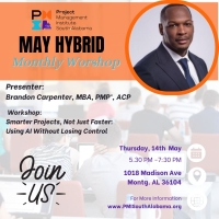May Monthly Workshop  Virtual Ticket 